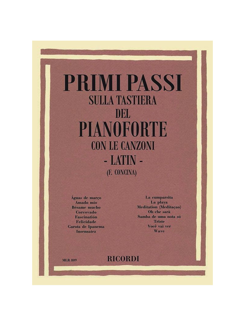 Primi passi sulla tastiera del pianoforte - Latin