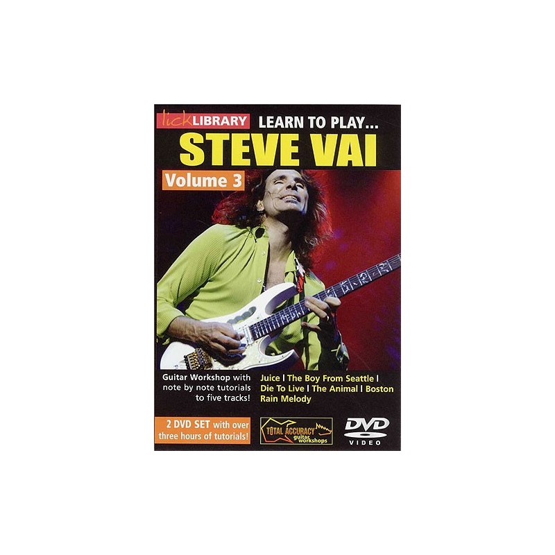 Lick Library: Learn to Play Steve Vai Volume 3 (2 DVD)