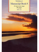 Novello Manuscript Book 8 - A4 (Spiral Bound)