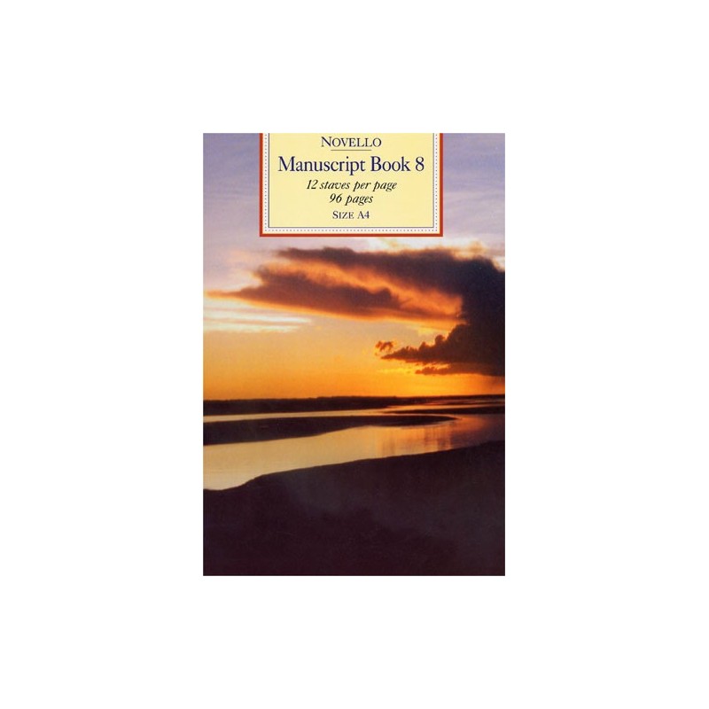 Novello Manuscript Book 8 - A4 (Spiral Bound)