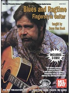 Blues and Ragtime Fingerstyle Guitar (book/3 CD)