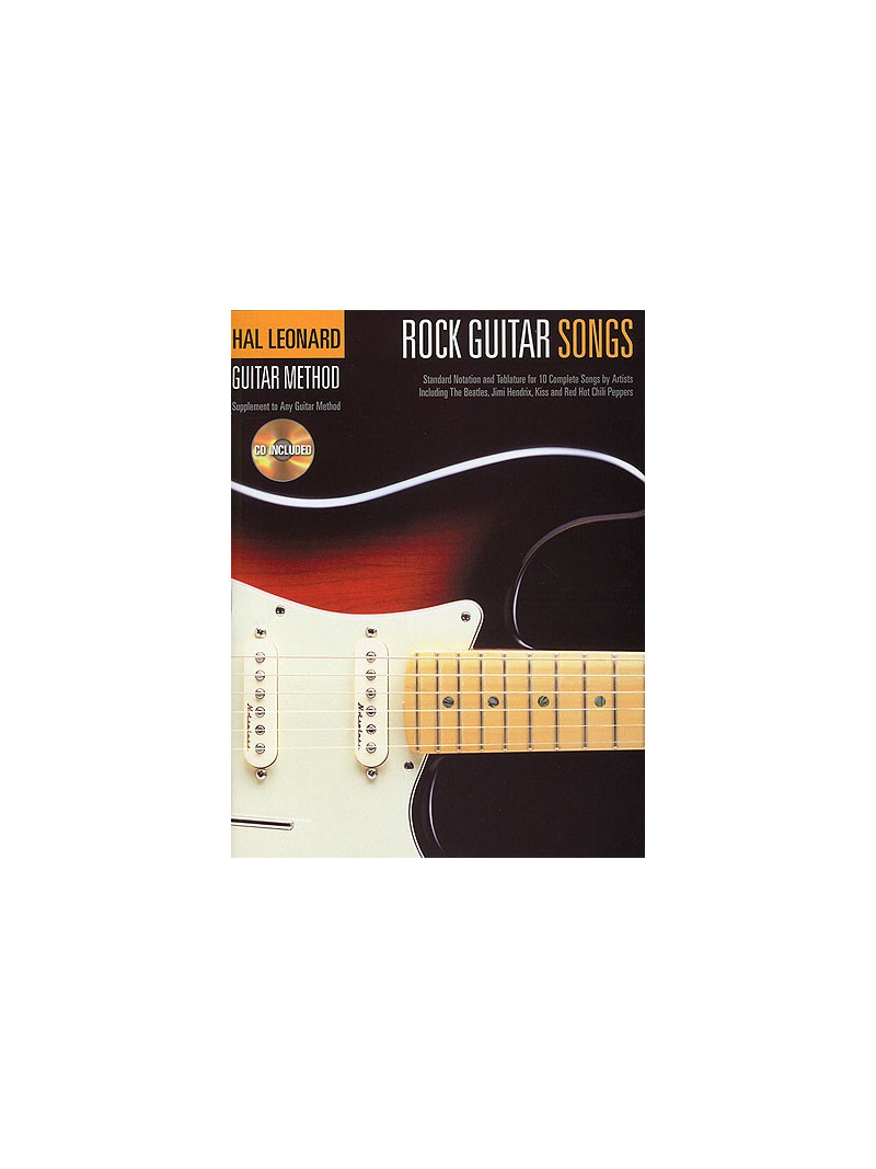 Hal Leonard - Rock Guitar Songs (book/CD)