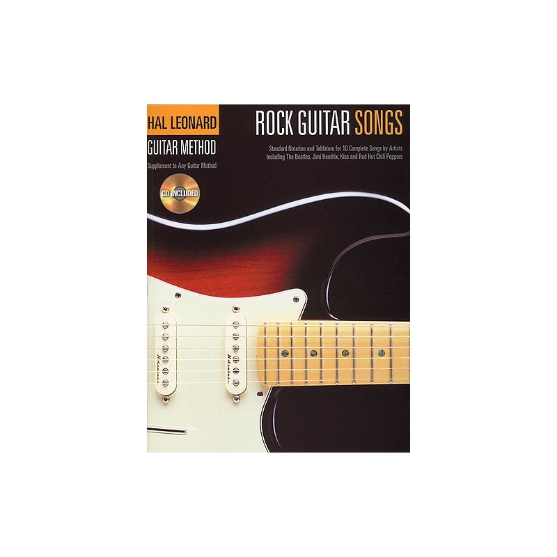 Hal Leonard - Rock Guitar Songs (book/CD)