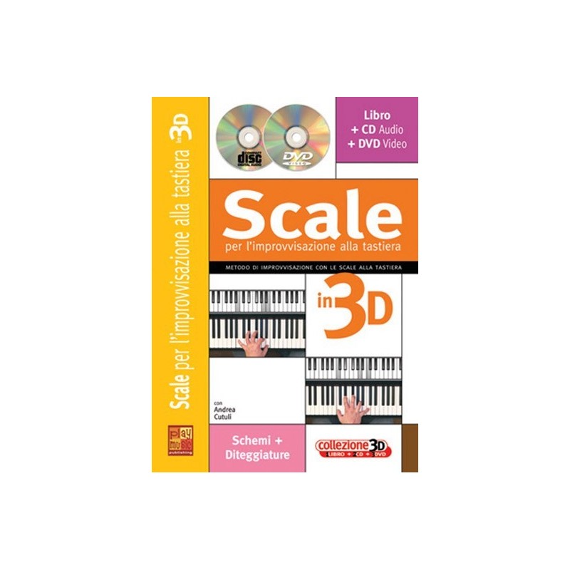Scale per l'improvvisazione alla tastiera in 3D (libro/CD/DVD)