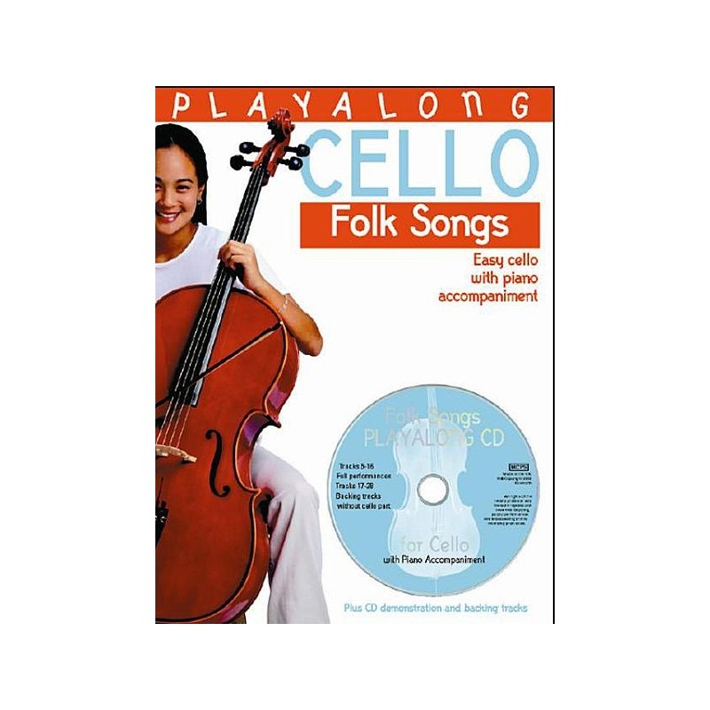 Playalong Cello - Folk Songs (book/CD)