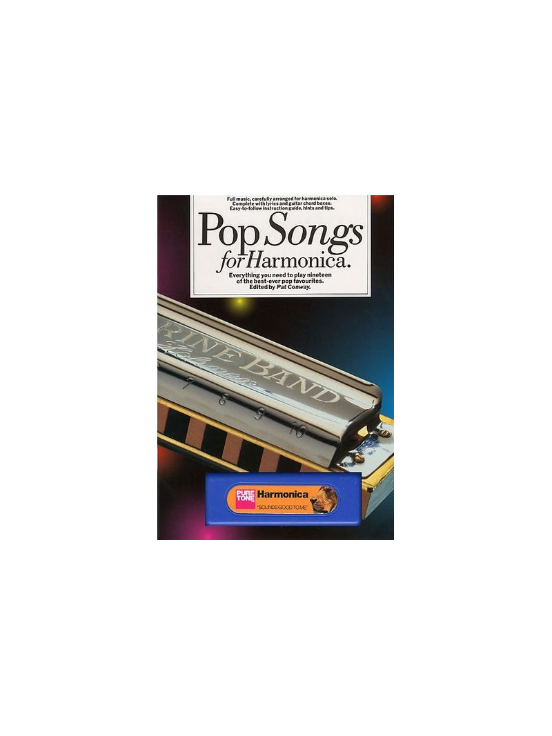 Pop Songs For Harmonica (book/harmonica)