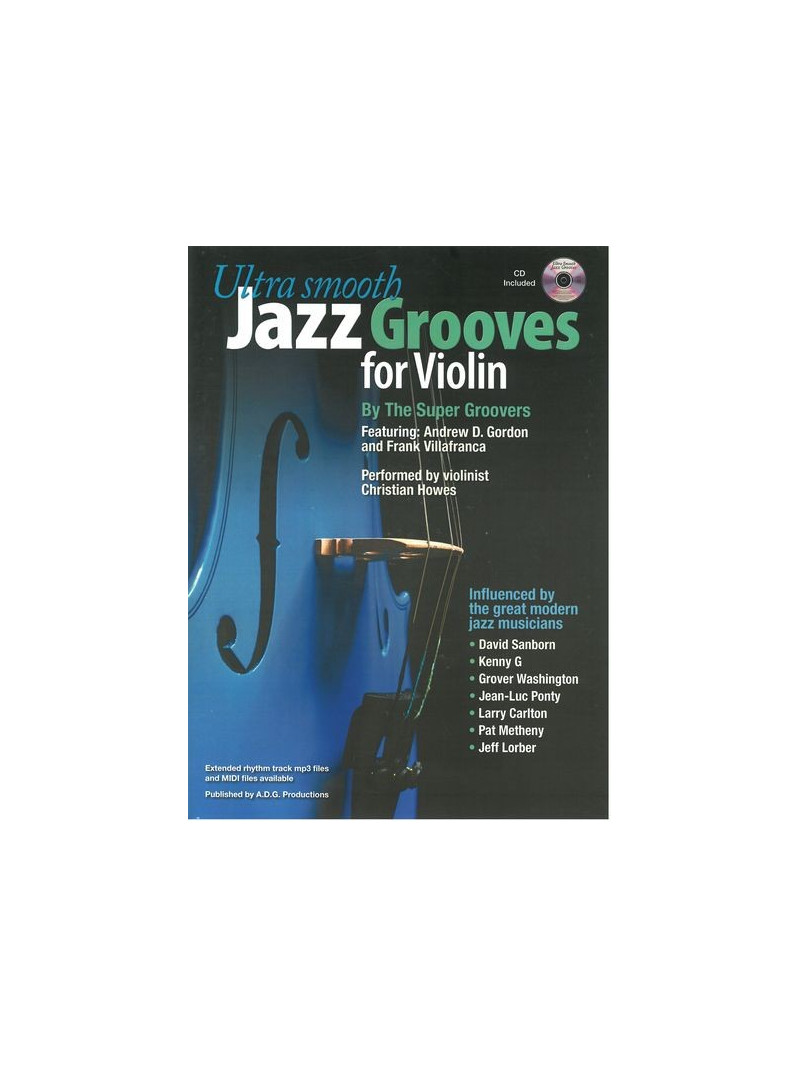 Ultra Smooth Jazz Grooves for Violin (book/CD)