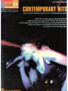 Pro Vocal: Contemporary Hits - For Female Singers (book/CD sing-along)