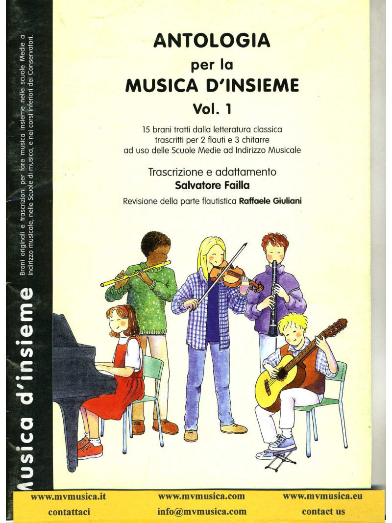 Antologia per la musica d'insieme vol.1