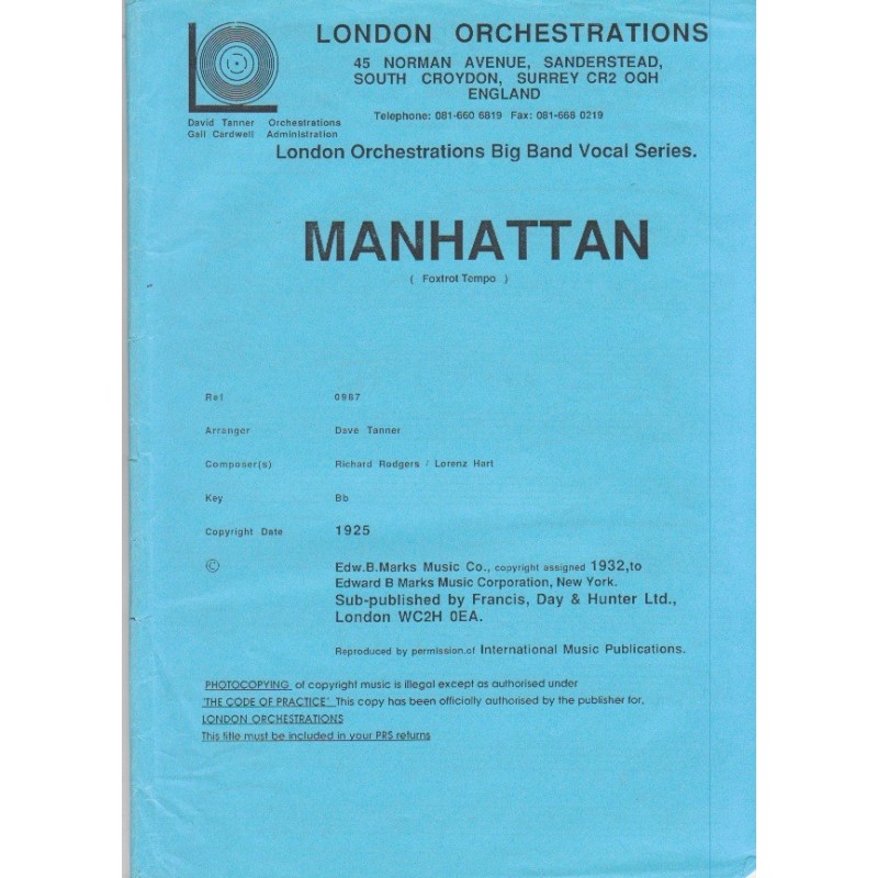 Manhattan - Jazz Ensemble