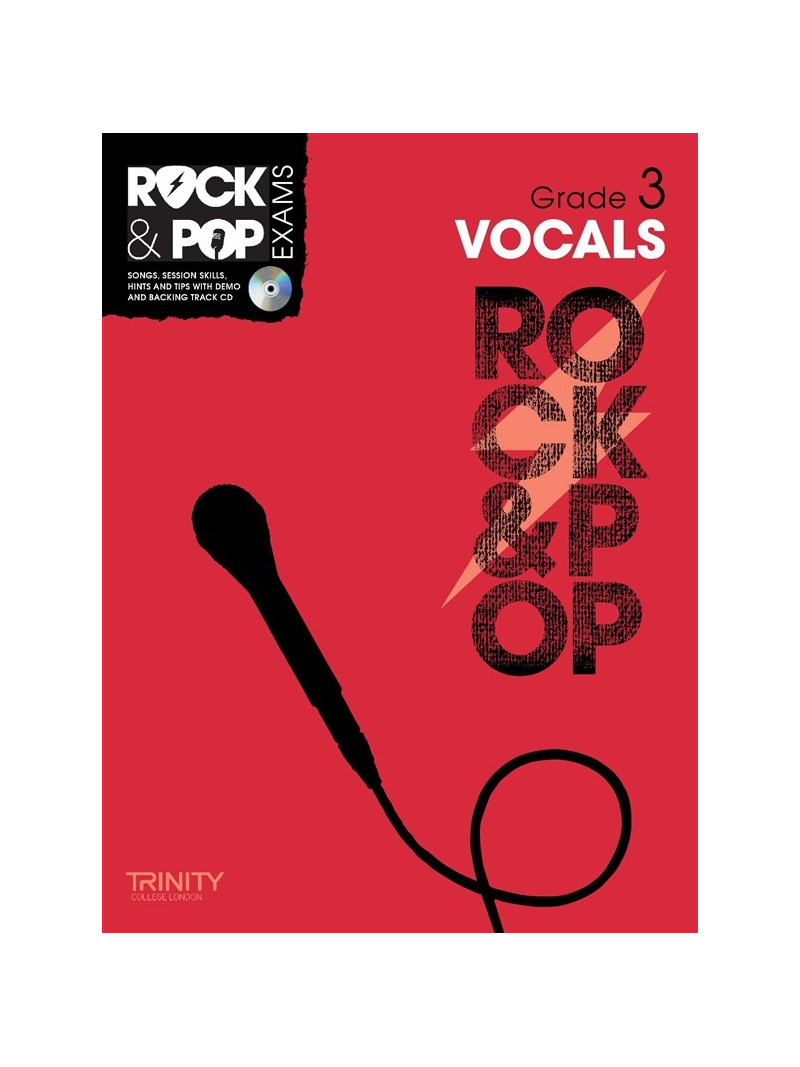 Rock & Pop Exams: Vocals Grade 3 (book/CD)