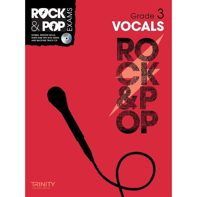 Rock & Pop Exams: Vocals Grade 3 (book/CD)