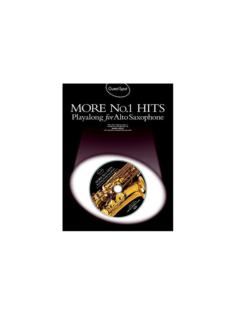 More No.1 Hits Playalong For Alto Saxophone (book/CD)