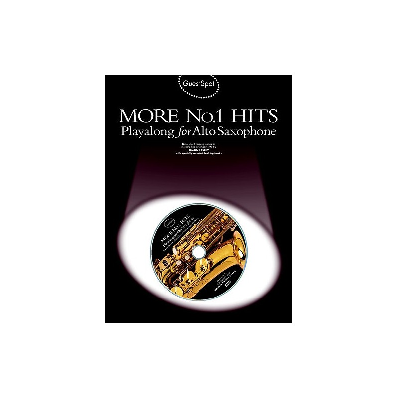 More No.1 Hits Playalong For Alto Saxophone (book/CD)