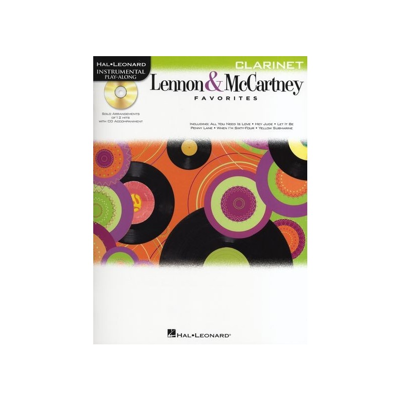 Lennon & McCartney Favorites Clarinet (book/CD)