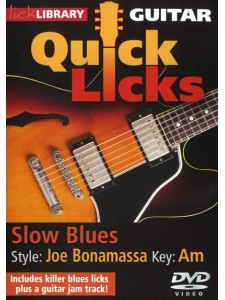 Lick Library: Guitar Quick Licks: Joe Bonamassa Slow Blues (DVD)