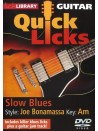 Lick Library: Guitar Quick Licks: Joe Bonamassa Slow Blues (DVD)
