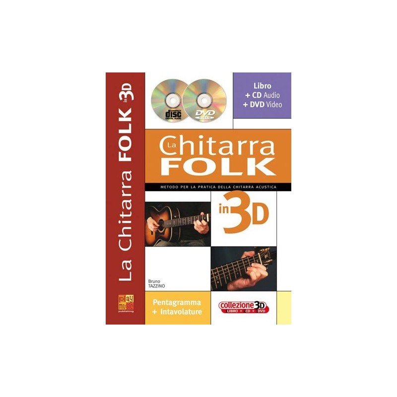 La chitarra folk in 3D (libro/CD/DVD)