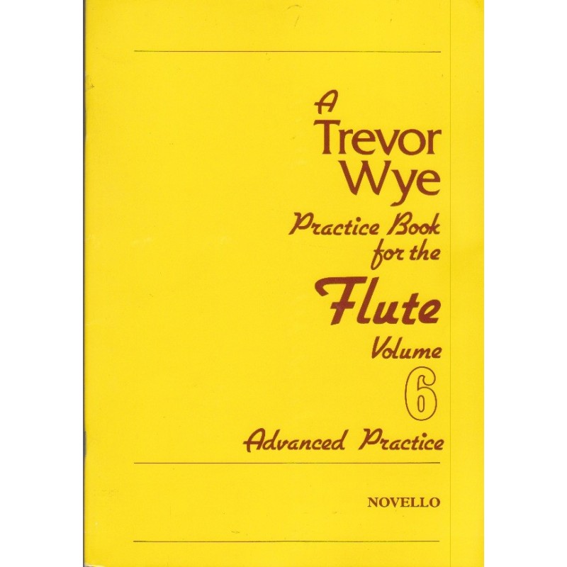 Practice Book For The Flute Vol. 6: Advanced Practice 