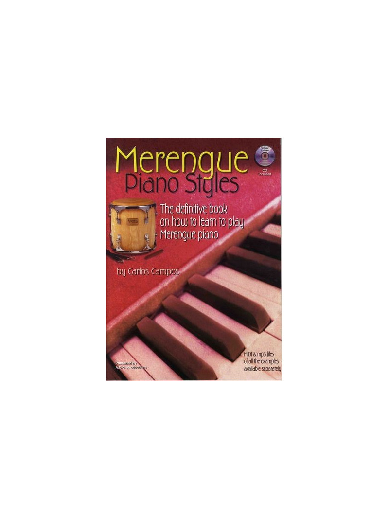 Merengue Piano Styles (book/CD)