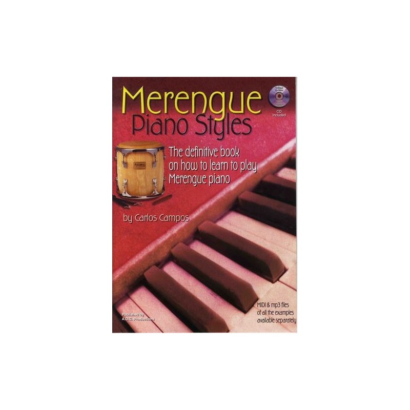Merengue Piano Styles (book/CD)