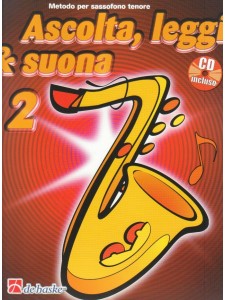 Ascolta, leggi & suona: metodo per sassofono tenore 2 (libro/CD)