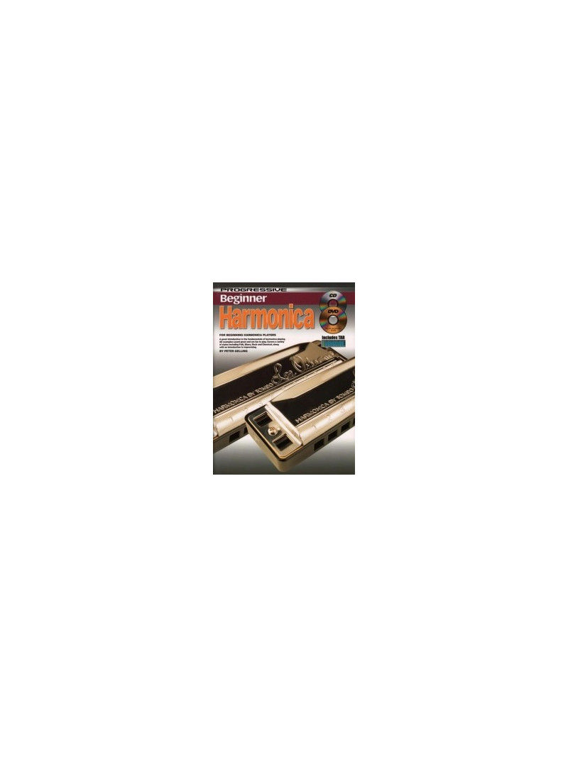 Progressive Beginner Harmonica (book/CD/DVD)