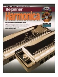 Progressive Beginner Harmonica (book/CD/DVD)