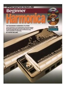 Progressive Beginner Harmonica (book/CD/DVD)