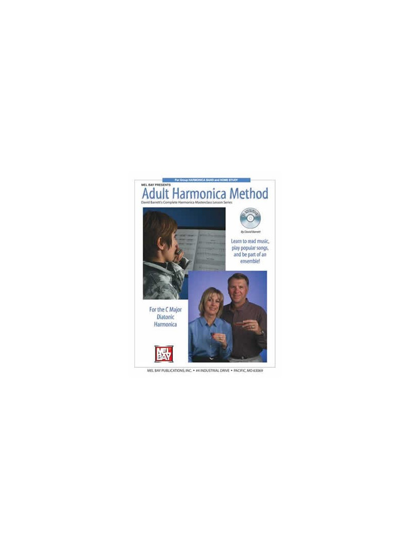 Adult Harmonica Method (Book/CD)