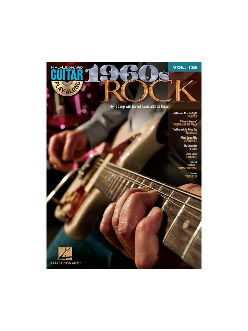 1060s Rock: Guitar Play-Along Volume 128 (book/CD)