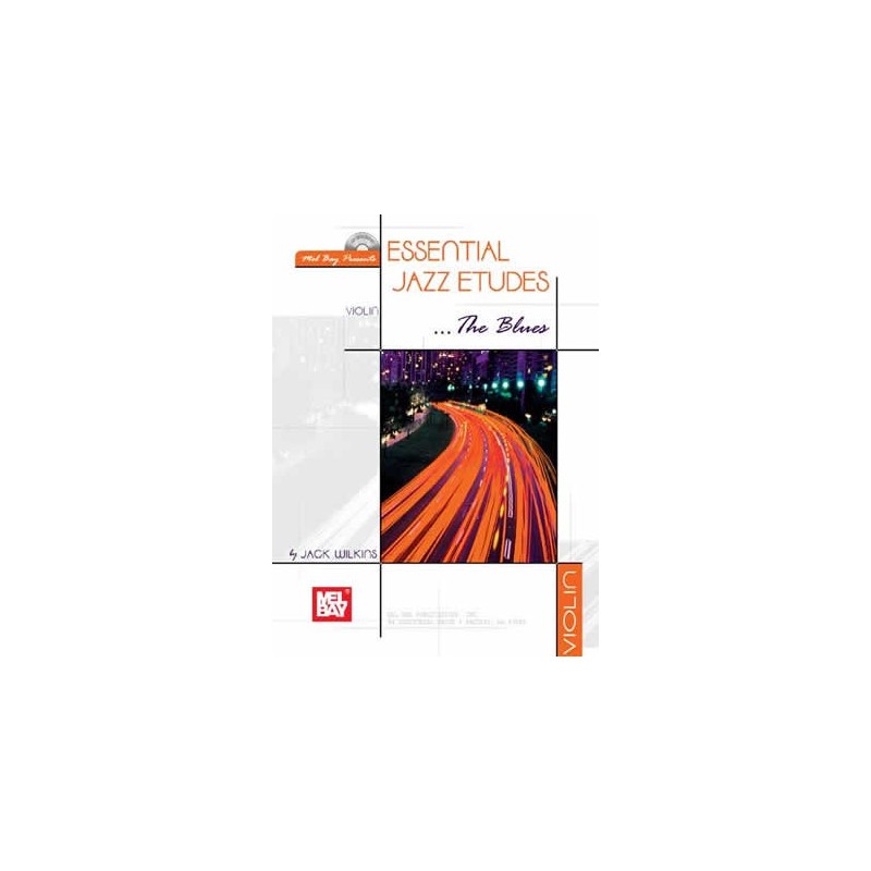 Essential Jazz Etudes... The Blues Violin (book/CD play