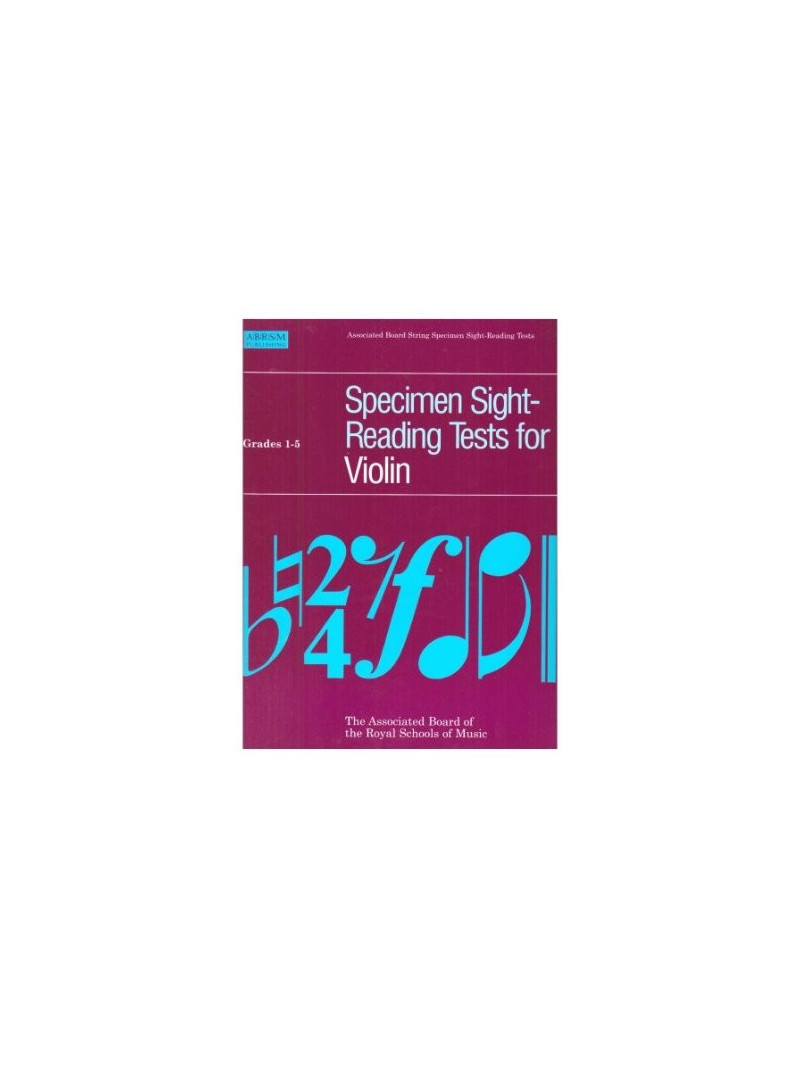 Violin Specimen Sight-Reading Tests - Grades 1-5