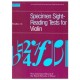 Violin Specimen Sight-Reading Tests - Grades 1-5