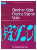 Violin Specimen Sight-Reading Tests - Grades 1-5