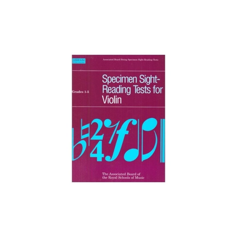 Violin Specimen Sight-Reading Tests - Grades 1-5