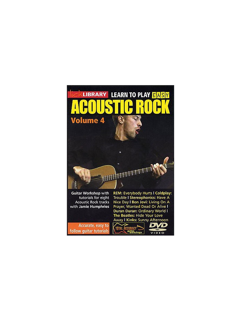 Lick Library: Learn To Play Acoustic Rock Volume 4 (DVD)