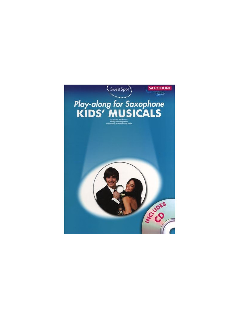 Kids' Musicals - Play-Along For Alto Saxophone (book/CD)