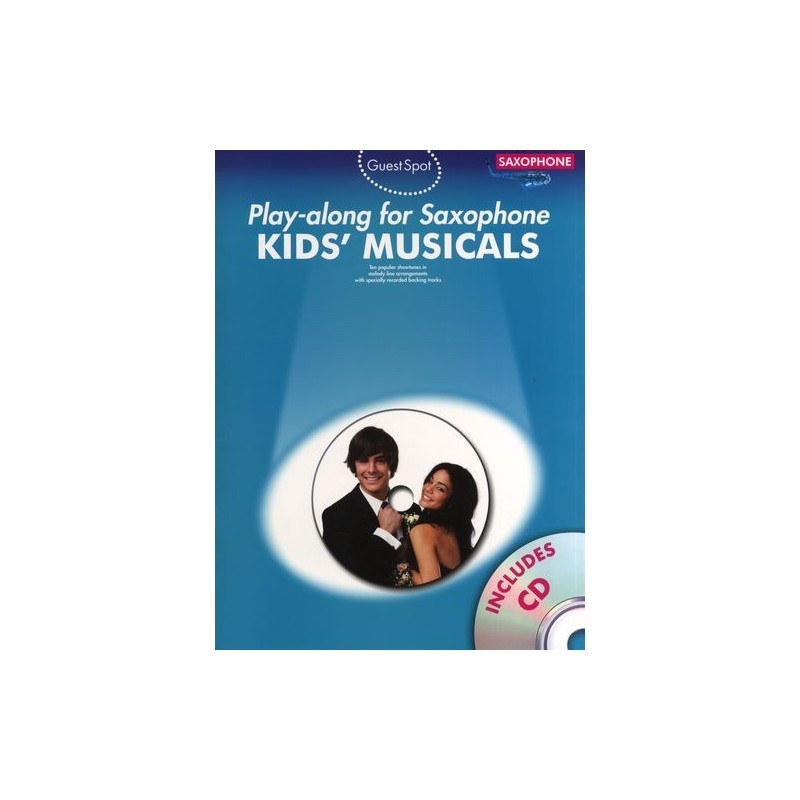 Kids' Musicals - Play-Along For Alto Saxophone (book/CD)