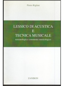 Lessico di acustica e tecnica musicale