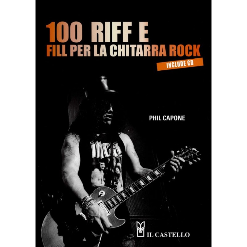 100 riff e fill per la chitarra rock (libro/CD)