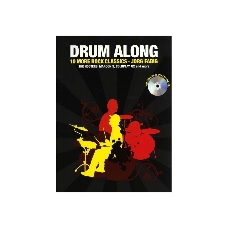 Drum Along: 10 More Rock Classics (book/CD Play Along)