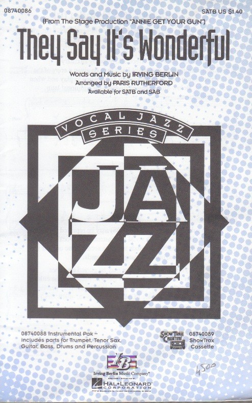 They Say It's Wonderful