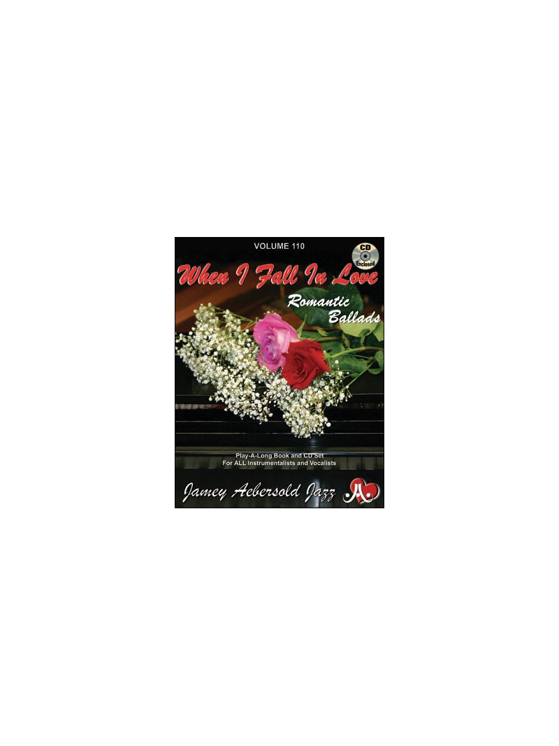 Aebersold 110: When I Fall In Love - Romantic Ballads (book/CD)