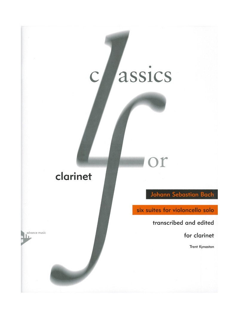 6 Suites for Violoncello Solo For Clarinet