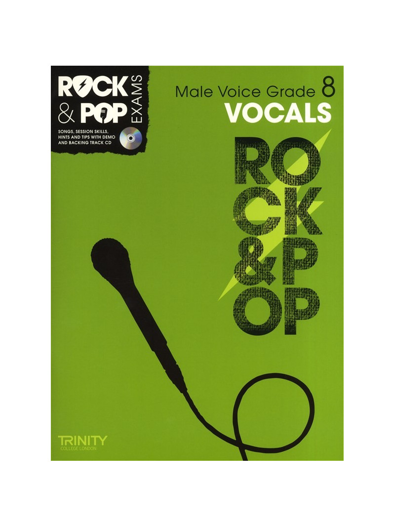 Rock & Pop Exams: Male Vocals Grade 8 (book/CD)