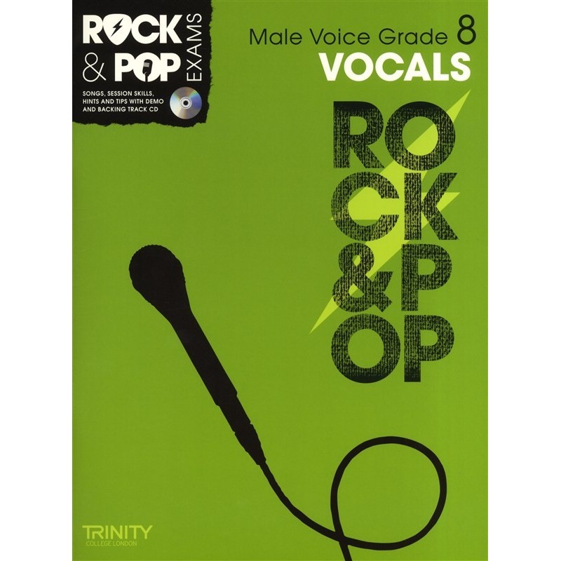 Rock & Pop Exams: Male Vocals Grade 8 (book/CD)