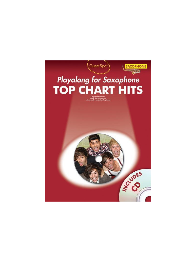 Guest Spot: Top Chart Hits - Saxophine (book/CD)