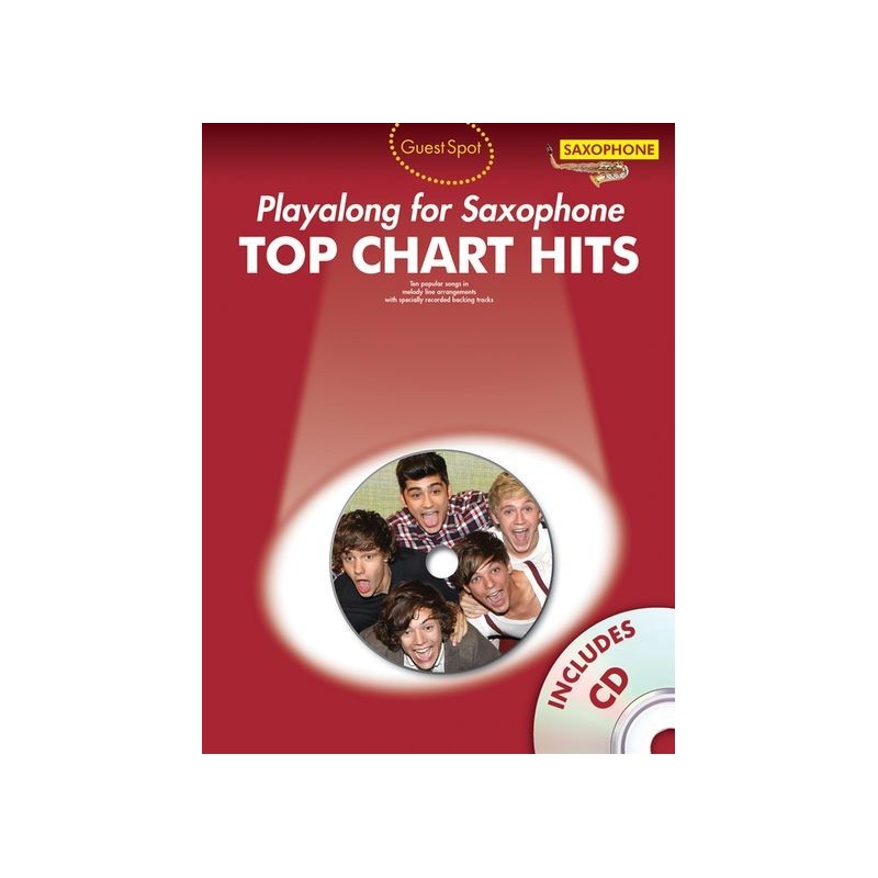 Guest Spot: Top Chart Hits - Saxophine (book/CD)
