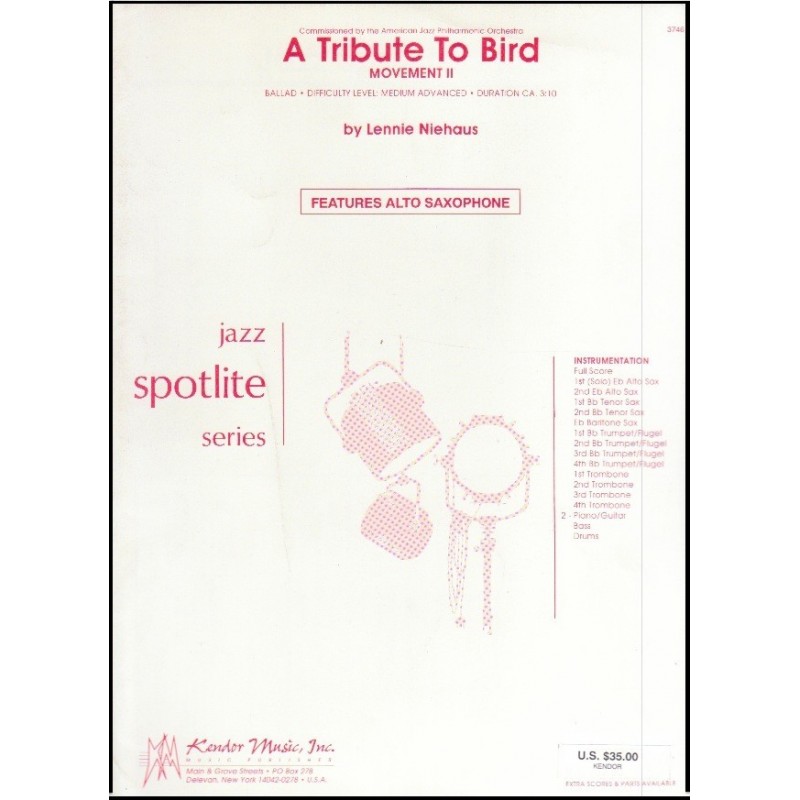 Tribute to Bird - II Movement